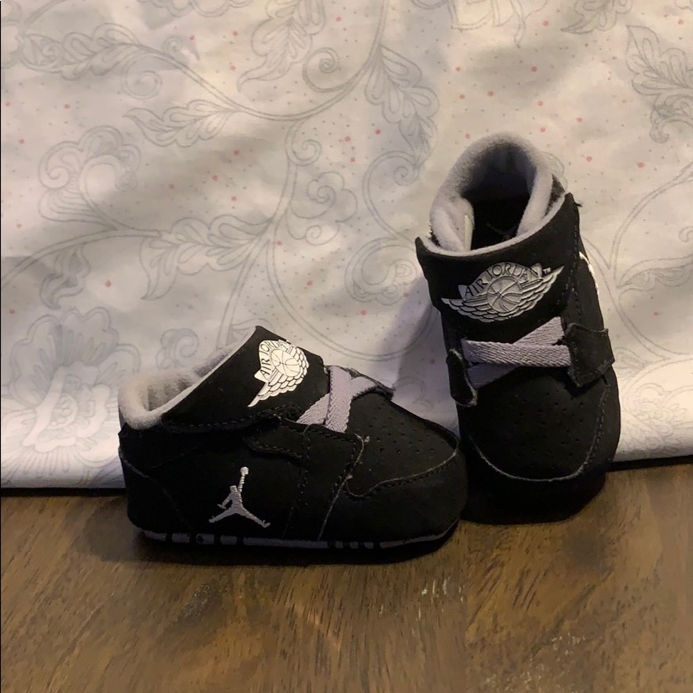 Baby Jordan sneakers.